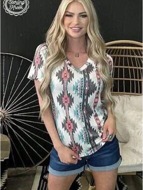 Western Vibes Top-xs